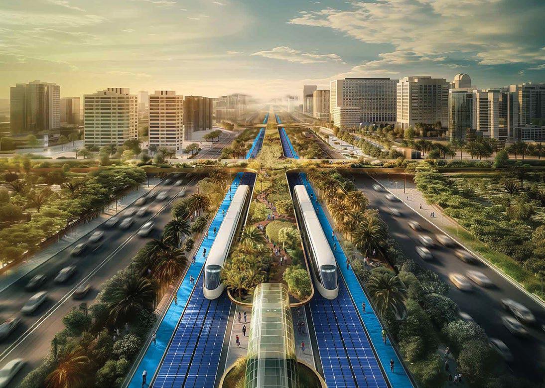 Dubai Green Spine: Transforming Sheikh Mohammad Bin Zayed Road into the World's Greenest Highway